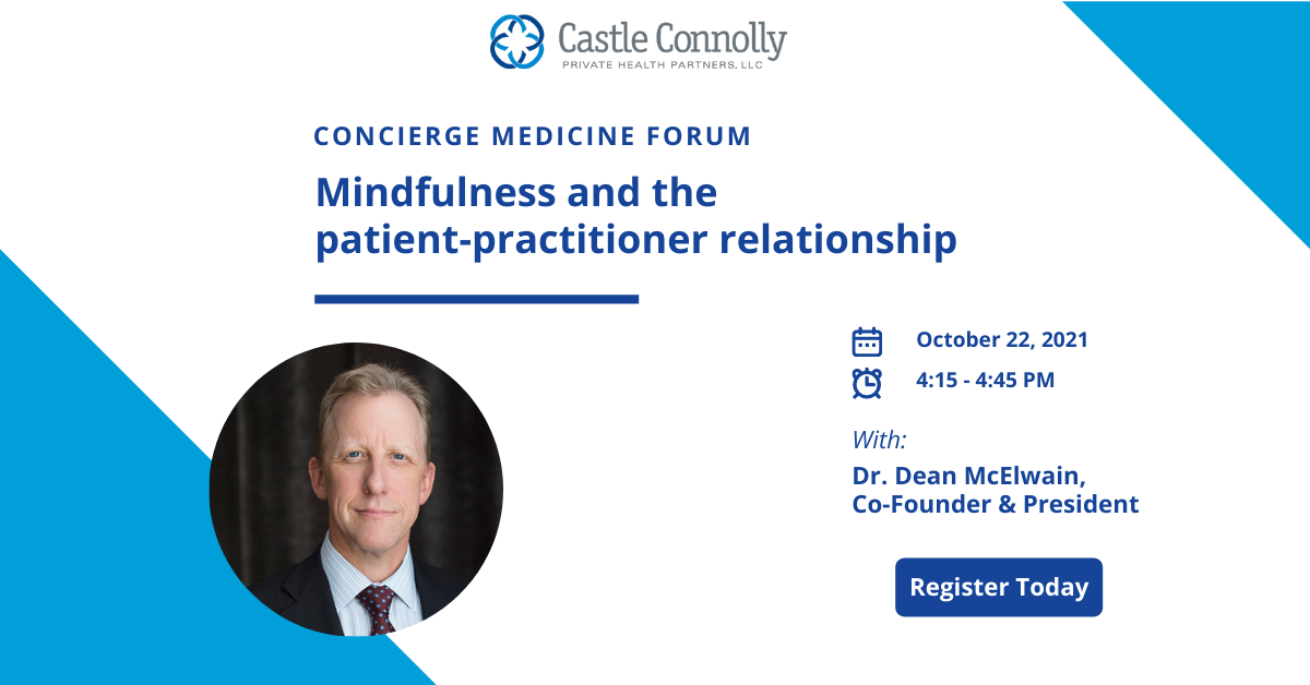 Our Co-Founder and CEO, Dean McElwain is a featured speaker at the Concierge Medicine Forum